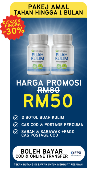 Pakej 2 botol buah kulim